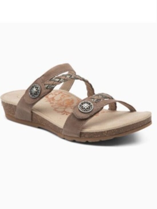 Aetrex Shoes - Aetrex Janey Braided Slid Sandals Women's Sz 6